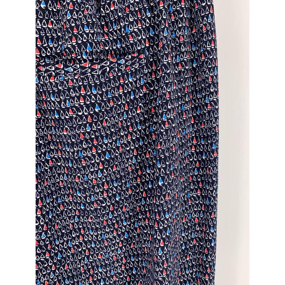 Talbots Sailboat Print Elastic Cuff Pants Nautica… - image 5